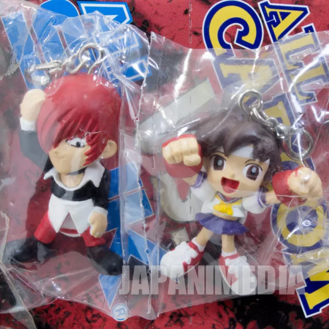 ALL CAPCOM vs ALL SNK Iori Yagami & Sakura Figure Mascot King of Fighters Street