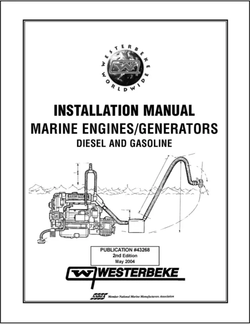 2004 Diesel & Gas Marine Engines/Generator Installation Manual Westerbeke 43268