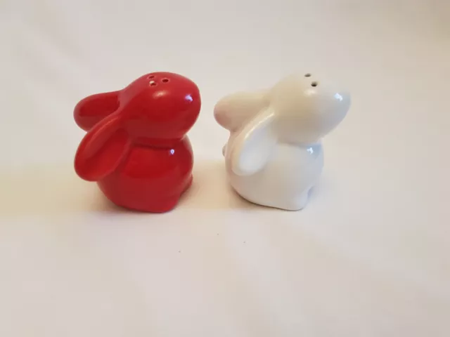 Salz und Pfefferstreuer Osterhasen Keramik Ostern