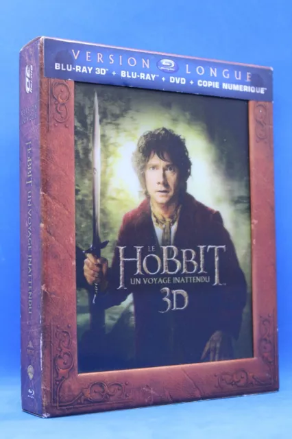 le Hobbit un voyage inattendu coffret 7 disques ( 5 Blu ray dont 3D + 2 DVD )