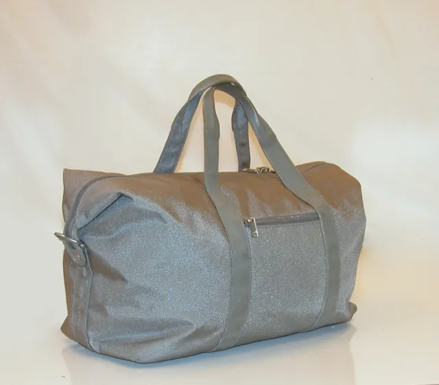 TUMI Alpha 20" Travel FXT Nylon Satchel / Weekender / Duffle Bag ~22152 * Silver