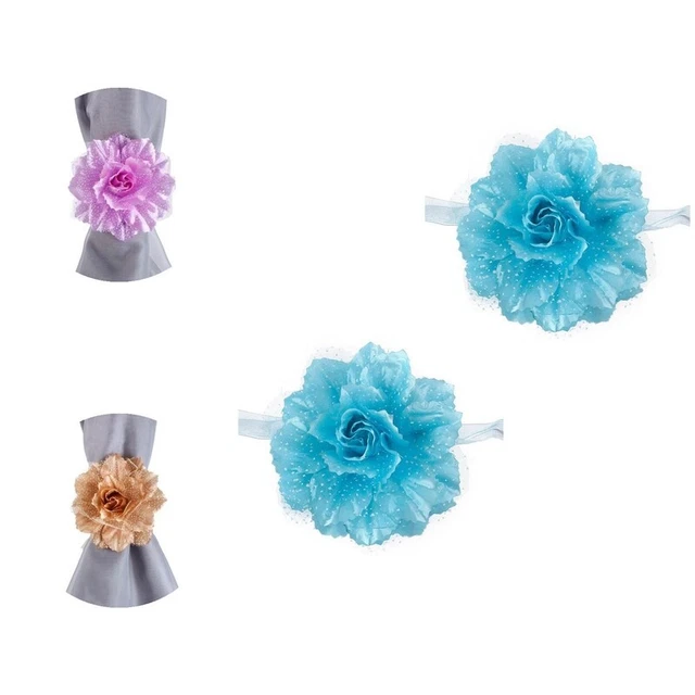 1 Pair Curtain Tieback Holder Beautiful Home Decoration Flower Shape Curtain
