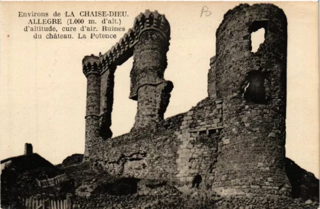 CPA Env. de La CHAISE-DIEU - ALLEGRE (1000m d'alt) Cure d'air (585864)