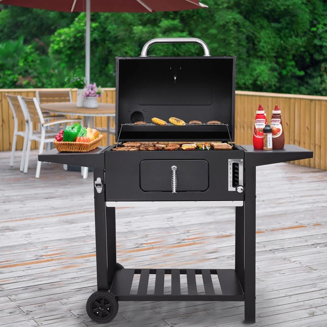 ROYAL GOURMET 24INCH Charcoal Grill Heavyduty BBQ Smoker Outdoor
