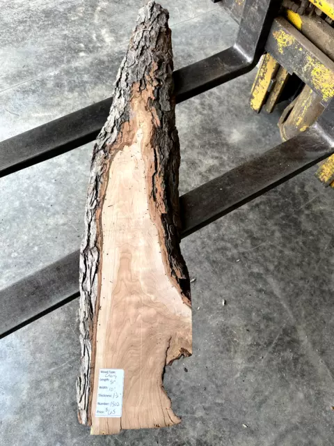 Live edge Cherry Slab #1502, unfinished, free shipping