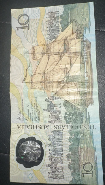 1988 COMMEMORATIVE $10 Very First Australian Plastic Note $36.88 ...