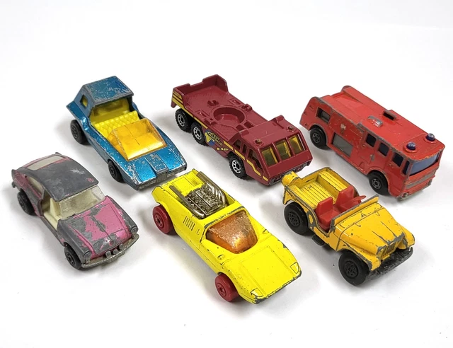 LOTE DE COCHES De Juguete Matchbox Vintage Diecast Lesney AX498