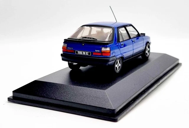 RENAULT 11 Turbo Bleu 1986 Voiture de Collection R11 au 1/43 Série Limitée