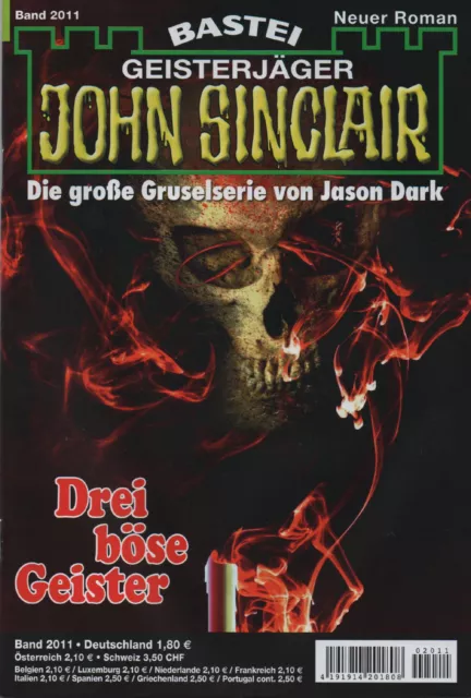 JOHN SINCLAIR ROMAN Nr. 2011 - Drei böse Geister - Rafael Marques NEU