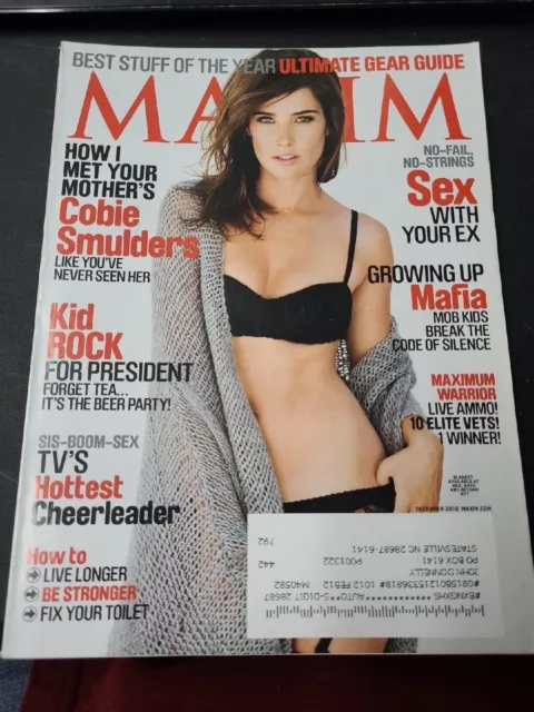 Maxim Magazine December 2010 Cobie Smulders