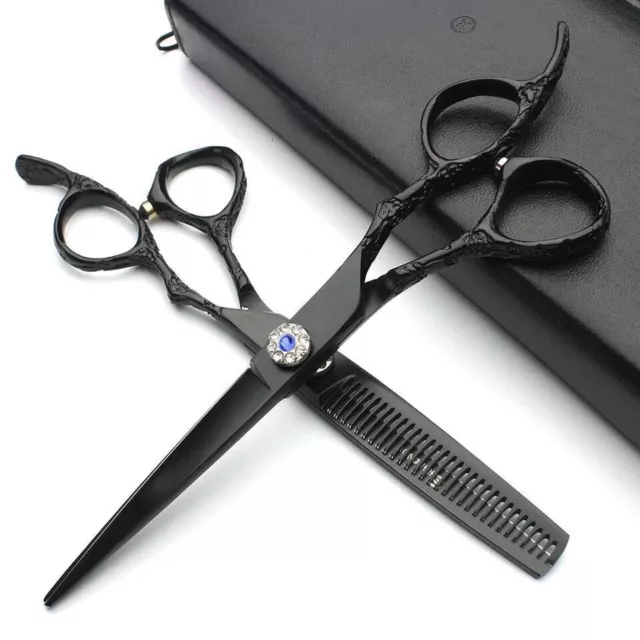 7 Zoll Professionelle Friseurschere Friseursalon Haarschneide-/Ausdünnungsschere