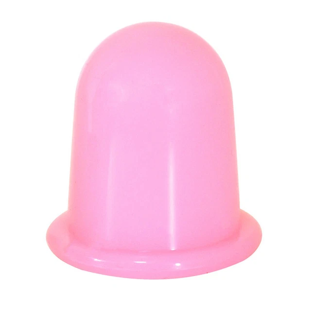 Silicone Cupping Therapy Kit Anti-aging Vacuum Cans for Body Care (Pink) FS2#
