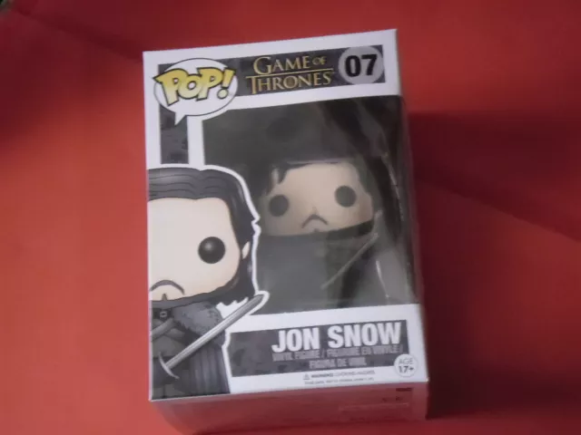 MODELLINO DA COLLEZIONE FUNKO POP N°07 -game of thrones-jon snow -trono di spade