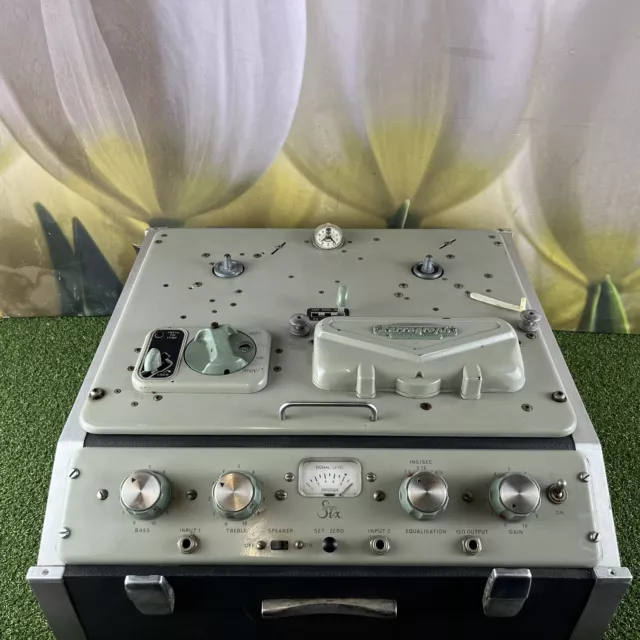 Smaragd 1960's recorder, vintage reel to reel player, Germany Smaragd reel  tape