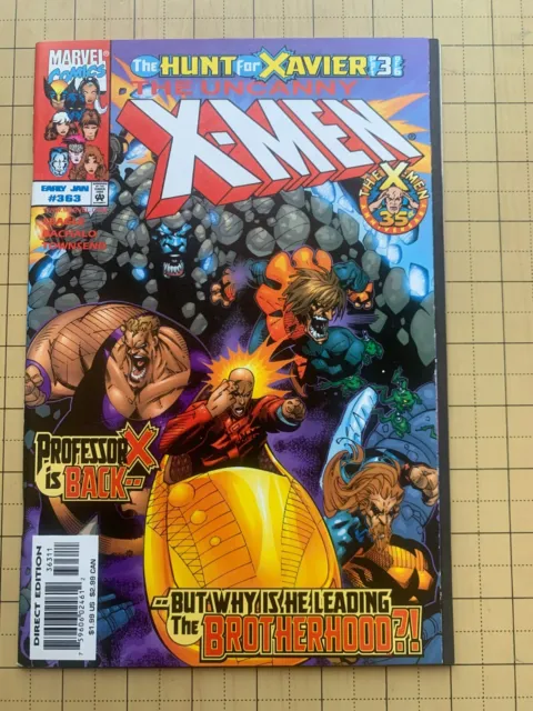 Uncanny X-Men #363 - THE HUNT FOR XAVIER - Part Three of Six (Marvel Jan. 1999)