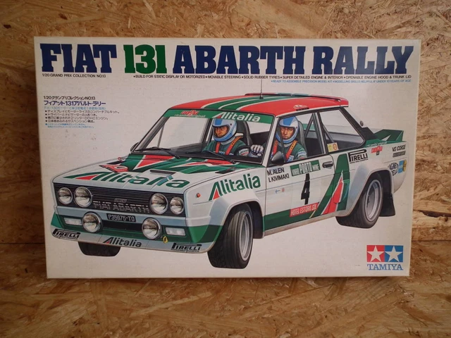 Tamiya 1/20 Fiat 131 Abarth Rally 20013 Motorized Plastic Model