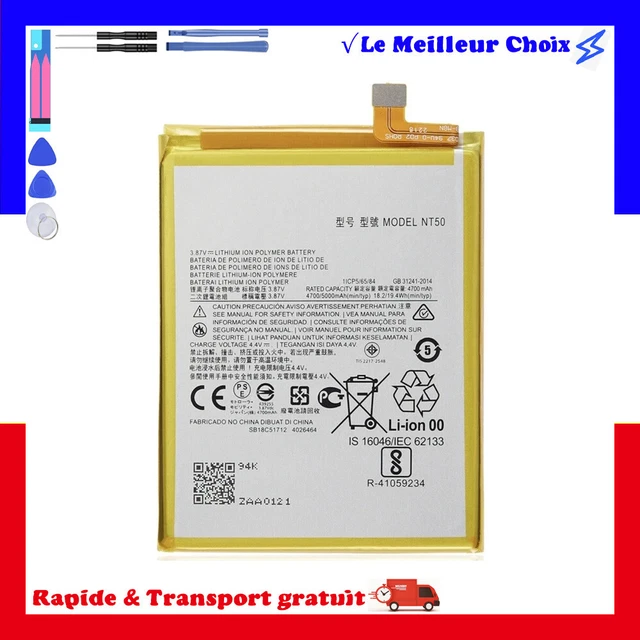 Batterie Interne Motorola Edge 50 Fusion – 5000mAh, QC50, Originale