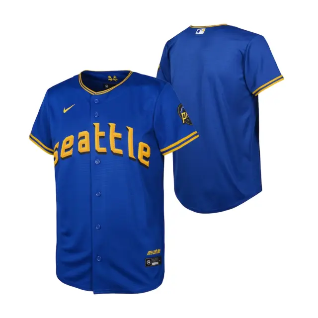 Seattle Mariners MLB Trikot (Größe 10-12Y) Kinder Nike City Edition Trikot - Neu