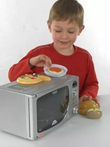 New Casdon Kids Toy Delonghi Microwave Pretend Play 492 2