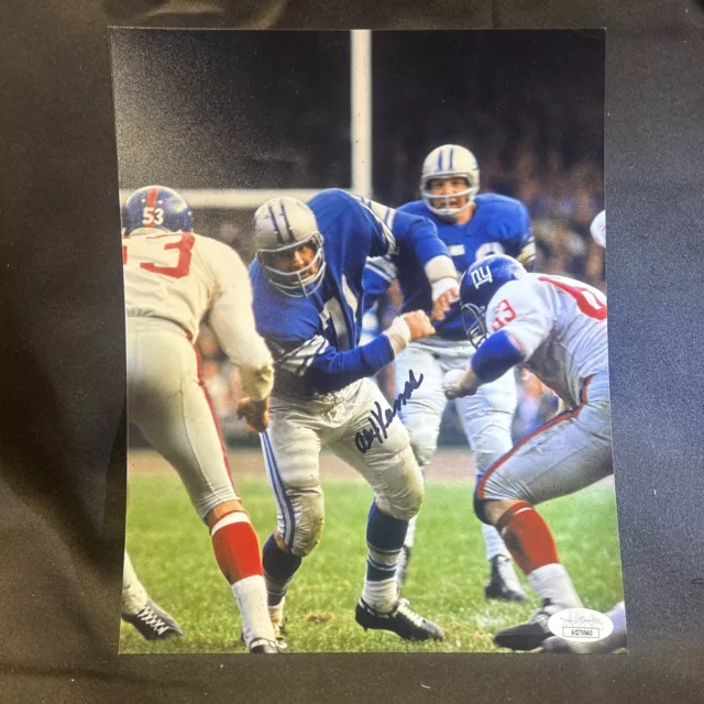 Alex Karras Signed 8X10 Photo Autograph Detroit Lions Jsa