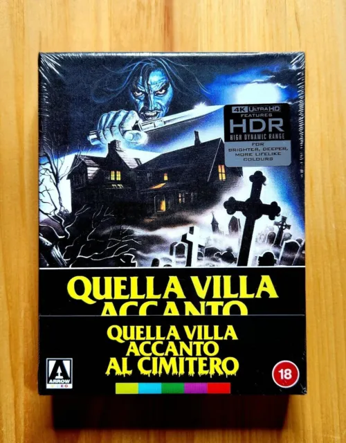 The House by the Cemetery [REGION FREE 4K UHD Blu Ray] Arrow ARTE ORIGINALE Ed.