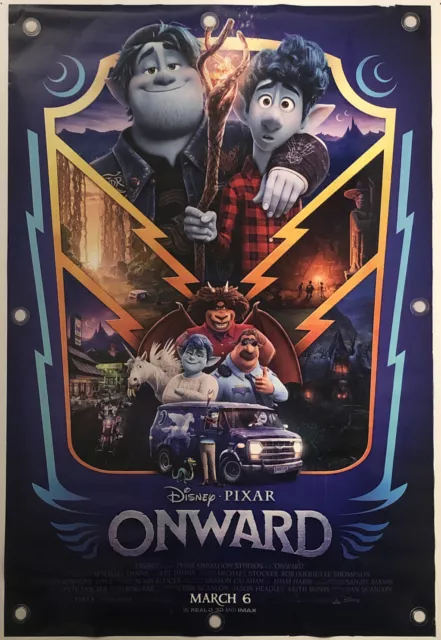 ONWARD Original 27" X 40" DS/Rolled Movie Poster - 2020 - DISNEY/PIXAR