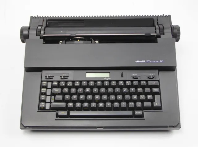 Macchina da Scrivere Vintage Olivetti ET Compact 60 1985