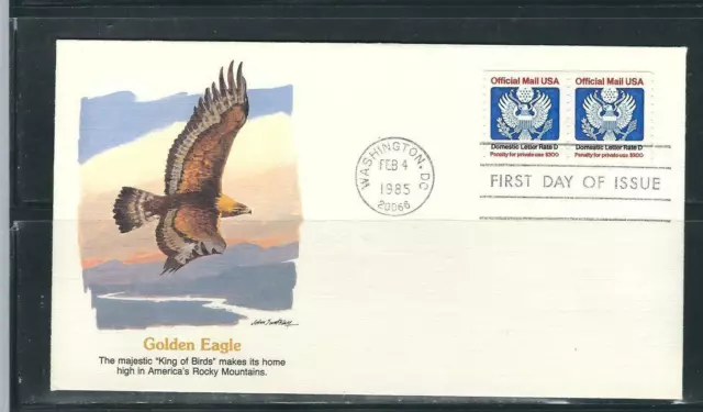 US SC # O139 Official Mail USA FDC. Fleetwood Cachet