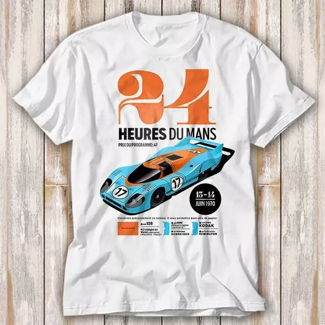 T-Shirt Heures Du Mans 24 Hours of Le Mans 917 GT40 T-Shirt Oberteil Unisex 4014