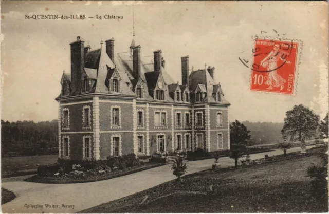 CPA SAINT-QUENTIN-des-ISLES Le Chateau (1149699)