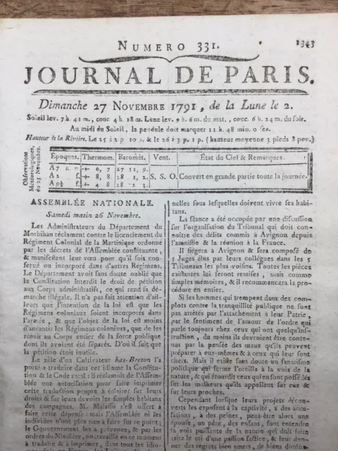 Langue Bretonne 1791 Bretagne Croissy Montpellier Jourdan pendu Delessart Tardy