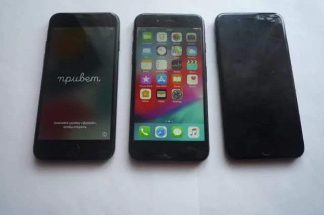 Restposten 3x Apple iPhone 7 32GB und 128GB - Smartphone schwarz 1772