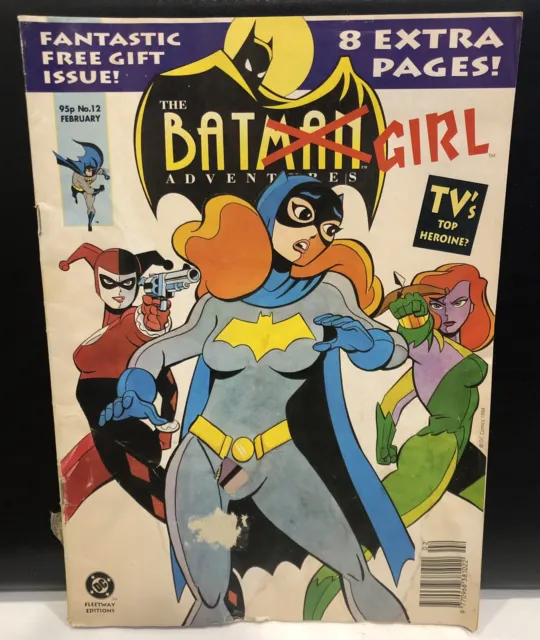 Batman Adventures #12 Comic DC Comics  UK Variant 1st App Harley Quinn Low Grade