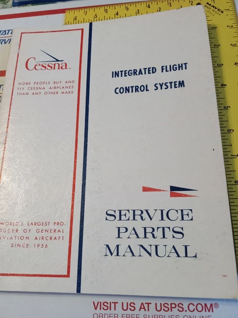 CESSNA INTEGRATED FLIGHT CONTROL SYSTEM 1973 SERVICE Parts CATALOG ...