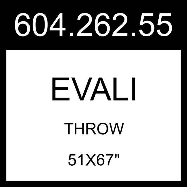 IKEA EVALI Throw Dark Gray  51x67" 604.262.55