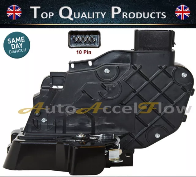 Premium Door Lock Actuator Mechanism Front Right for Land Rover LR011275 10 PIN