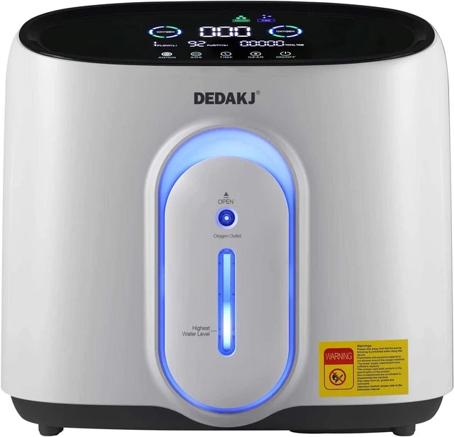 Dedakj  De-Q1 Concentrador De Oxigeno 93% Alta Pureza 1-8 L/ Min Control Remoto
