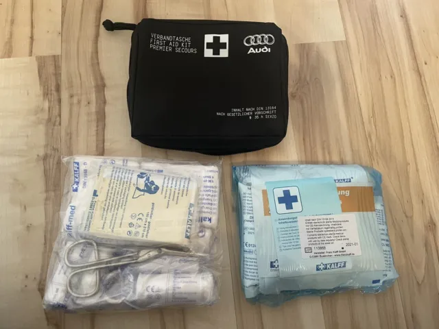 Audi Original Verbandtasche First Aid Kit 8w0860282b Schwarz