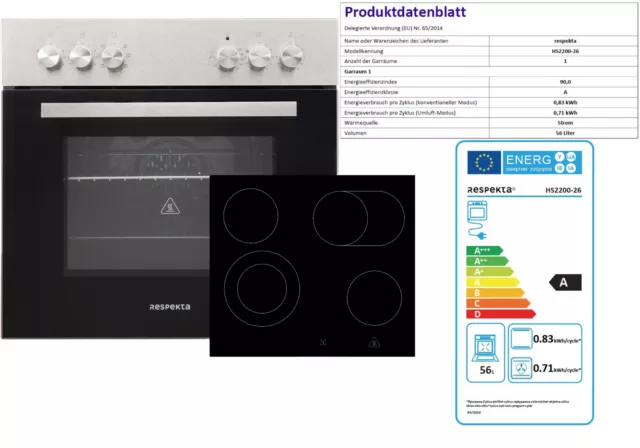 Küche Küchenzeile Küchenblock Eiche Schwarz Amanda 250 cm Respekta Premium 2