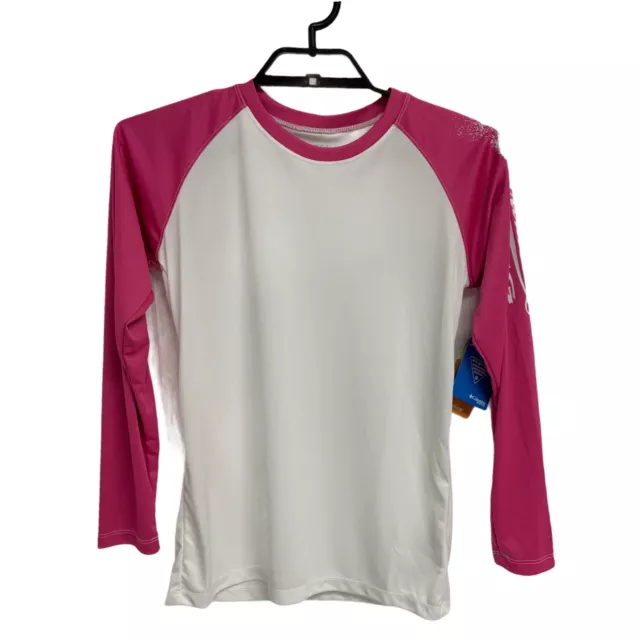 Columbia Pfg Pesca Cambio Ragazzi Ragazze Top Manica Lunga Taglia L (14-16)