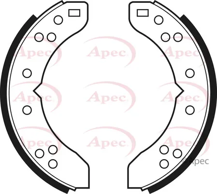 Brake Shoes Set fits TRIUMPH SPITFIRE 1.5 75 to 80 FM11 GBS749 RTGBS6140 Apec