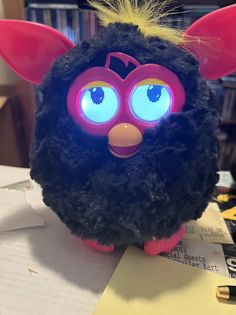 Figurine Furby Boom 2012 – Version Française – Noir Et Gris – Hasbro – Occasion
