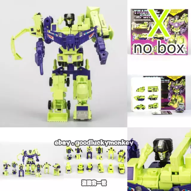 Transformers G1 Devastator Green Reissue 84 Action Figure Robot Gift Collect Toy 3