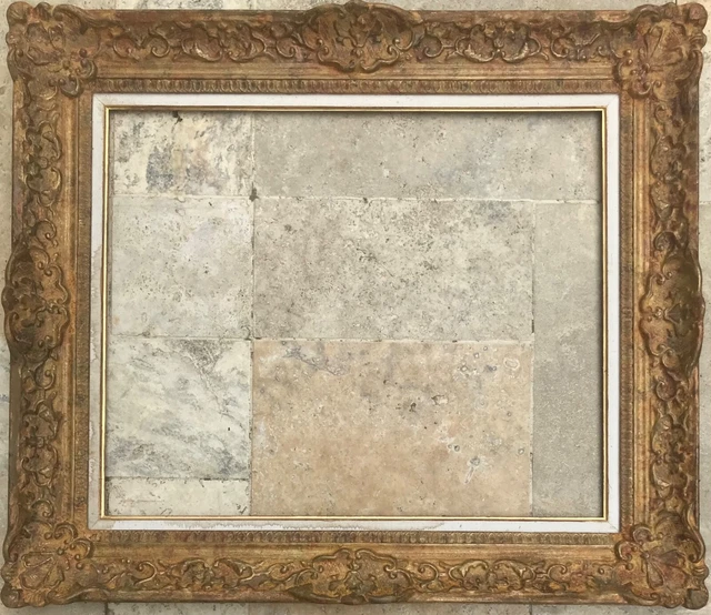 CADRE MONTPARNASSE SCULPTÉ LOUIS XIV BOIS DIM 20F FRENCH FRAME 73 x 60 cm