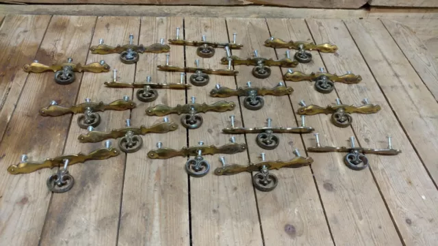 Vintage Brass Decorative Dresser Drawer Cabinet Pull Handle