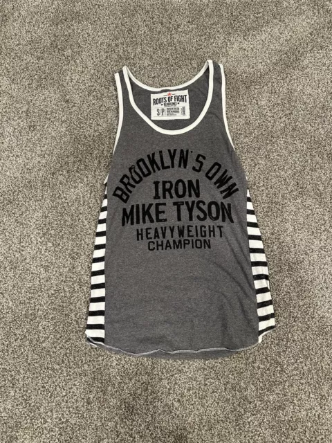 Mike Tyson Tank Top Roots Of Fight 1988 Size Small Heavyweight Champ Iron Mike