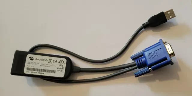 Avocent KVM IP Server Interface Cable Module DSRIQ-USB 520-307-506