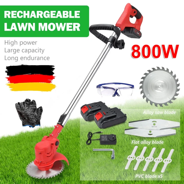 Tosaerba Elettrica Portatile Da 850 W, Tagliabordi Elettrico 18000 Giri/min, Decespugliatore Pieghevole Per Giardino, Utensile Elettrico Per Batteria Makita 18 V - Patio, Prato E Giardino - Foto 11