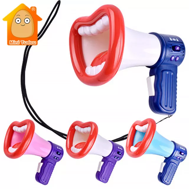 Funny Voice Changer Horn Toy Megaphone Recording Kids Handheld Mini Vocal Toys