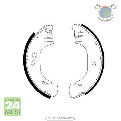 Kit Ganasce Freno Bosch per FORD TRANSIT OPEL MOVANO A RENAULT MASTER P